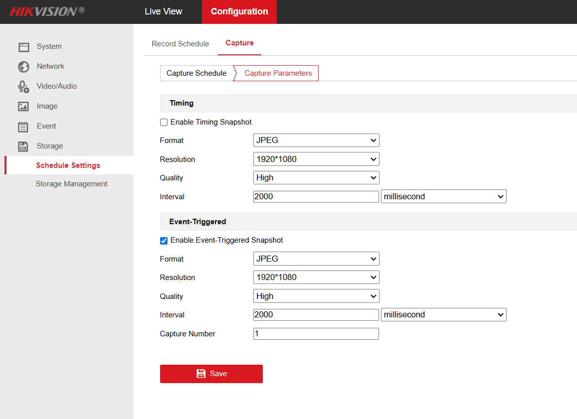 Hikvision FTP Configuration